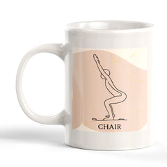 Chair Pose Yoga Coffee Mug