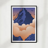 Smoky Mountain UNFRAMED Print Kids Space Wall Art
