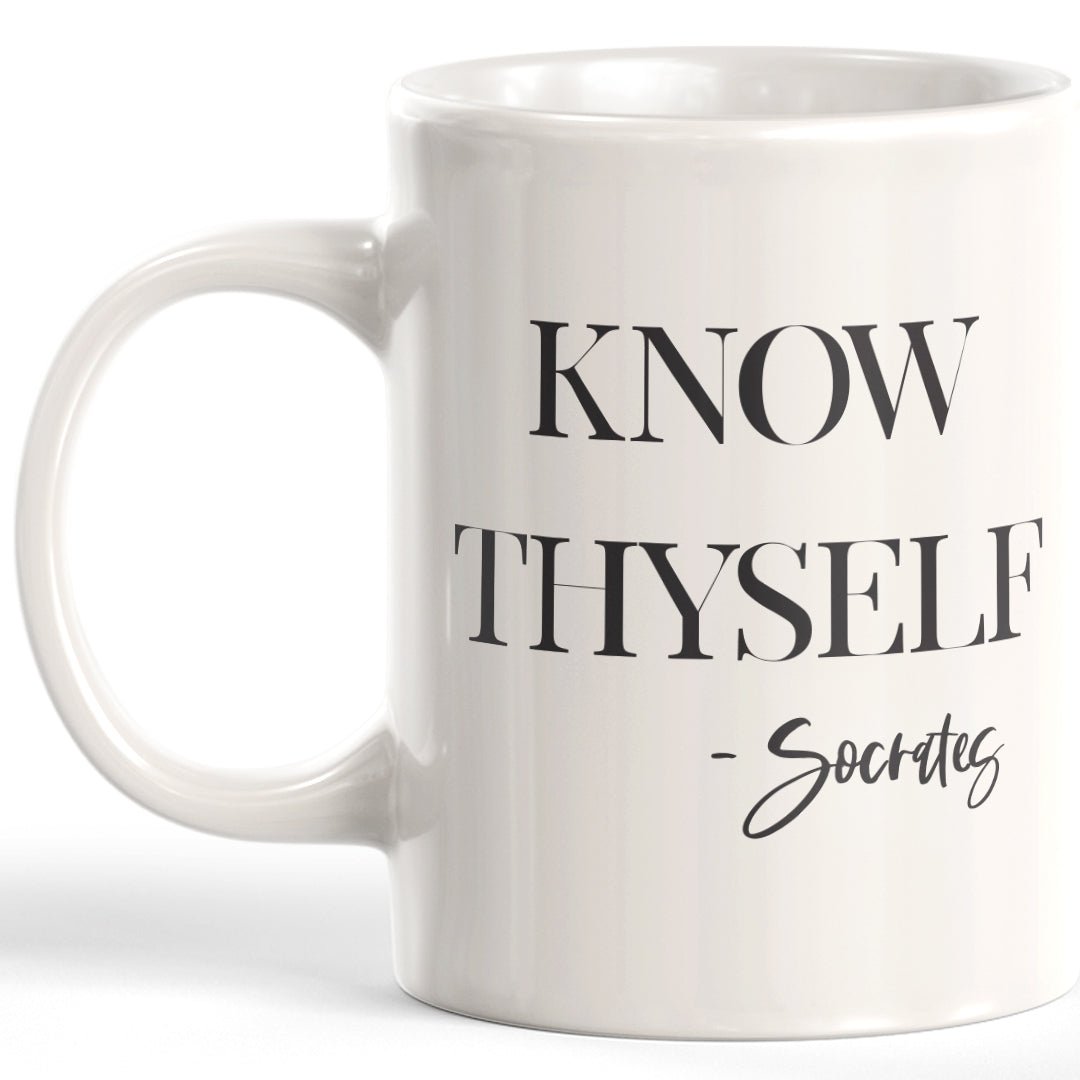 Know Thyself - Socrates Coffee Mug