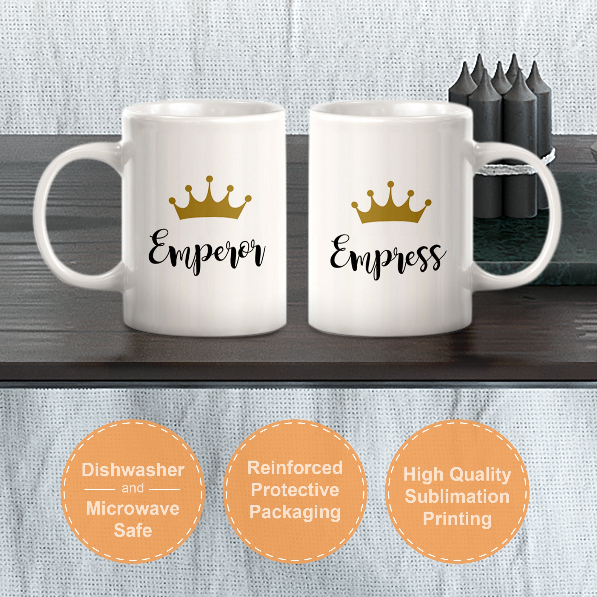 Emperor / Empress (2 Pack) Coffee Mug