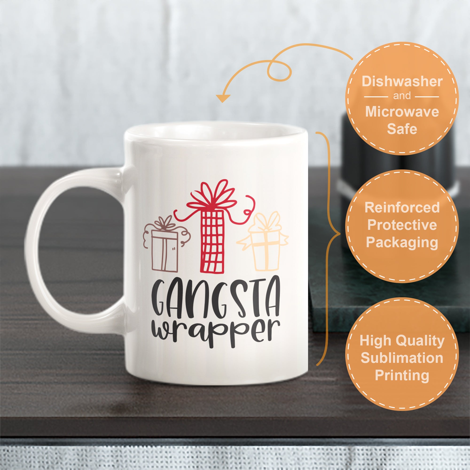 Gangsta Wrapper Coffee Mug