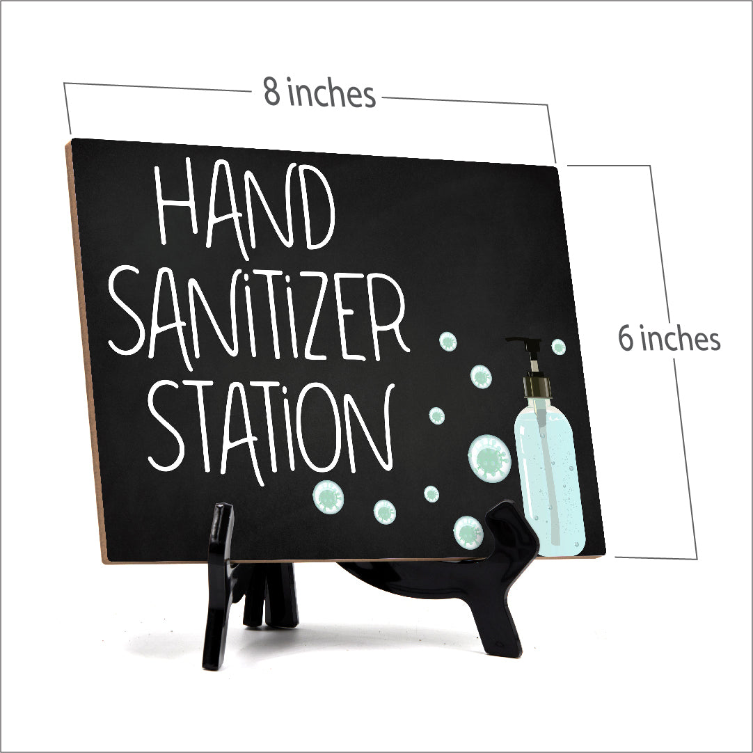 Signs ByLITA Hand Sanitizer Station, Hygiene Sign, 6" x 8"