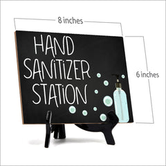 Signs ByLITA Hand Sanitizer Station, Hygiene Sign, 6" x 8"