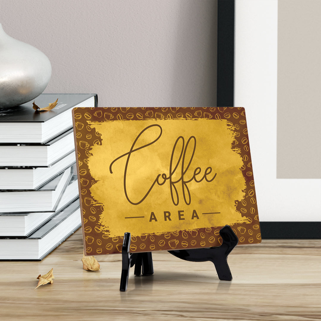 Signs ByLITA Coffee Area, Table Sign (8 x 6")