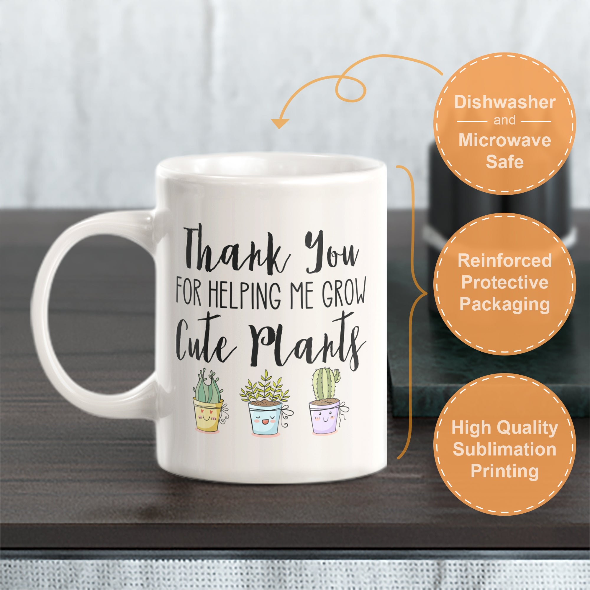Thank You For Helping Me Grow Coffee Mug