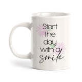 Start The Day With A Smile Coffee Mug