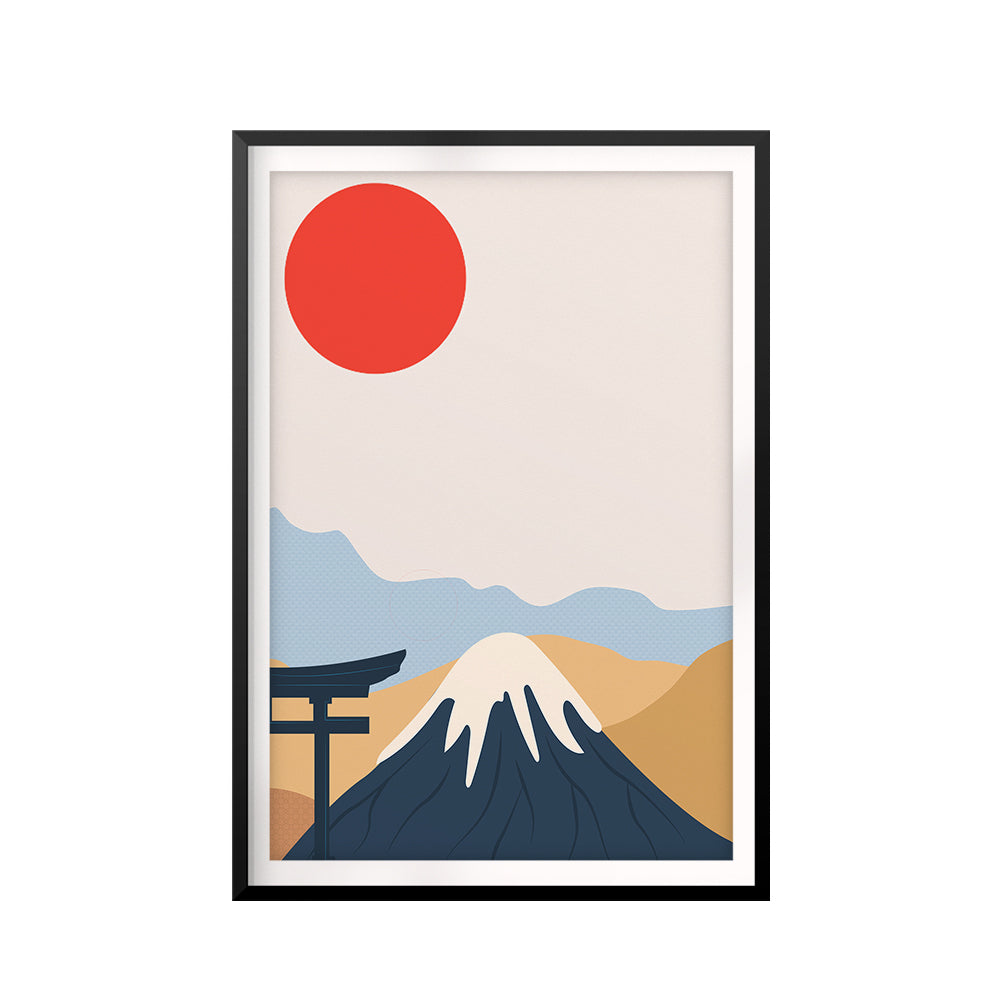 Fuji San UNFRAMED Print Scenary Wall Art