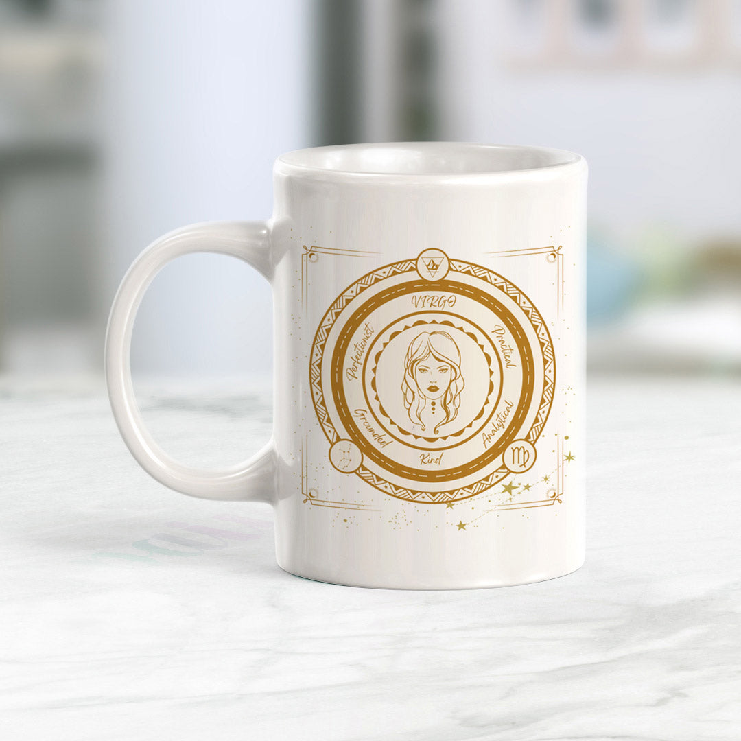 Virgo Zodiac Sign Coffee Mug