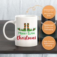 Merry Elfin Christmas Coffee Mug