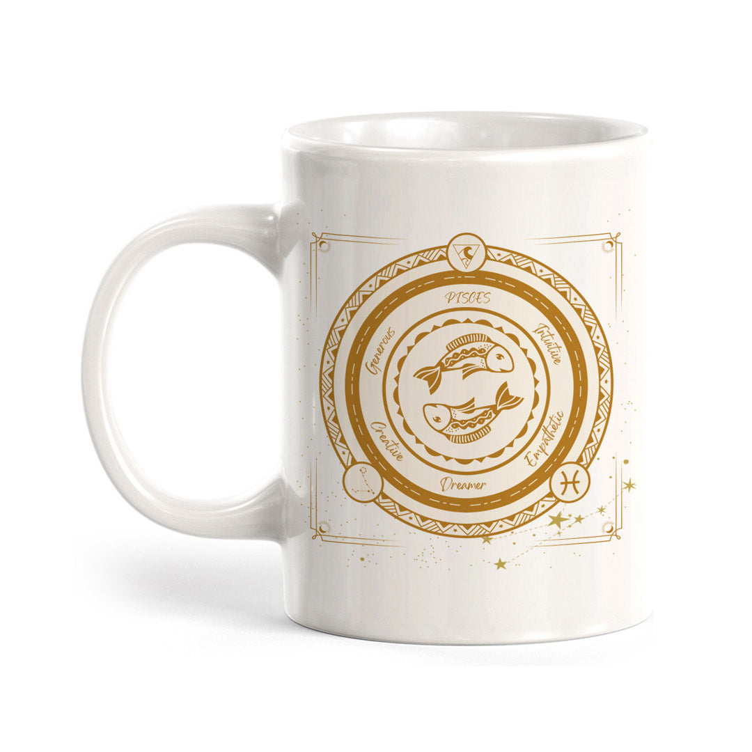 Pisces Zodiac Sign Coffee Mug