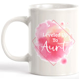 Leveled Up To Aunt Coffee Mug