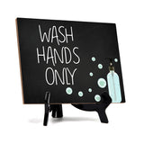 Signs ByLITA Hand Wash Only, Hygiene Sign, 6" x 8"